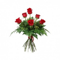 Rosas Rojas Ramo ( 6 rosas)